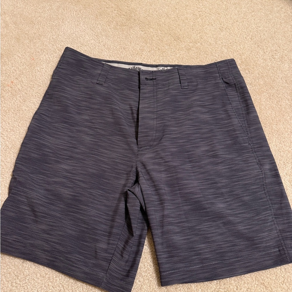 Callaway Charcoal Patterned Shorts